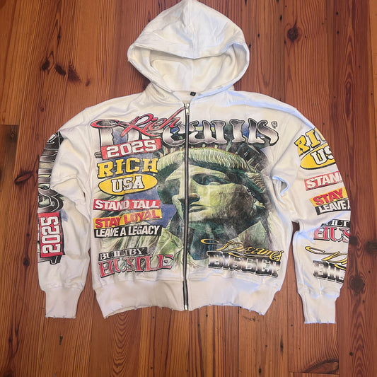 White Rich dreams jacket