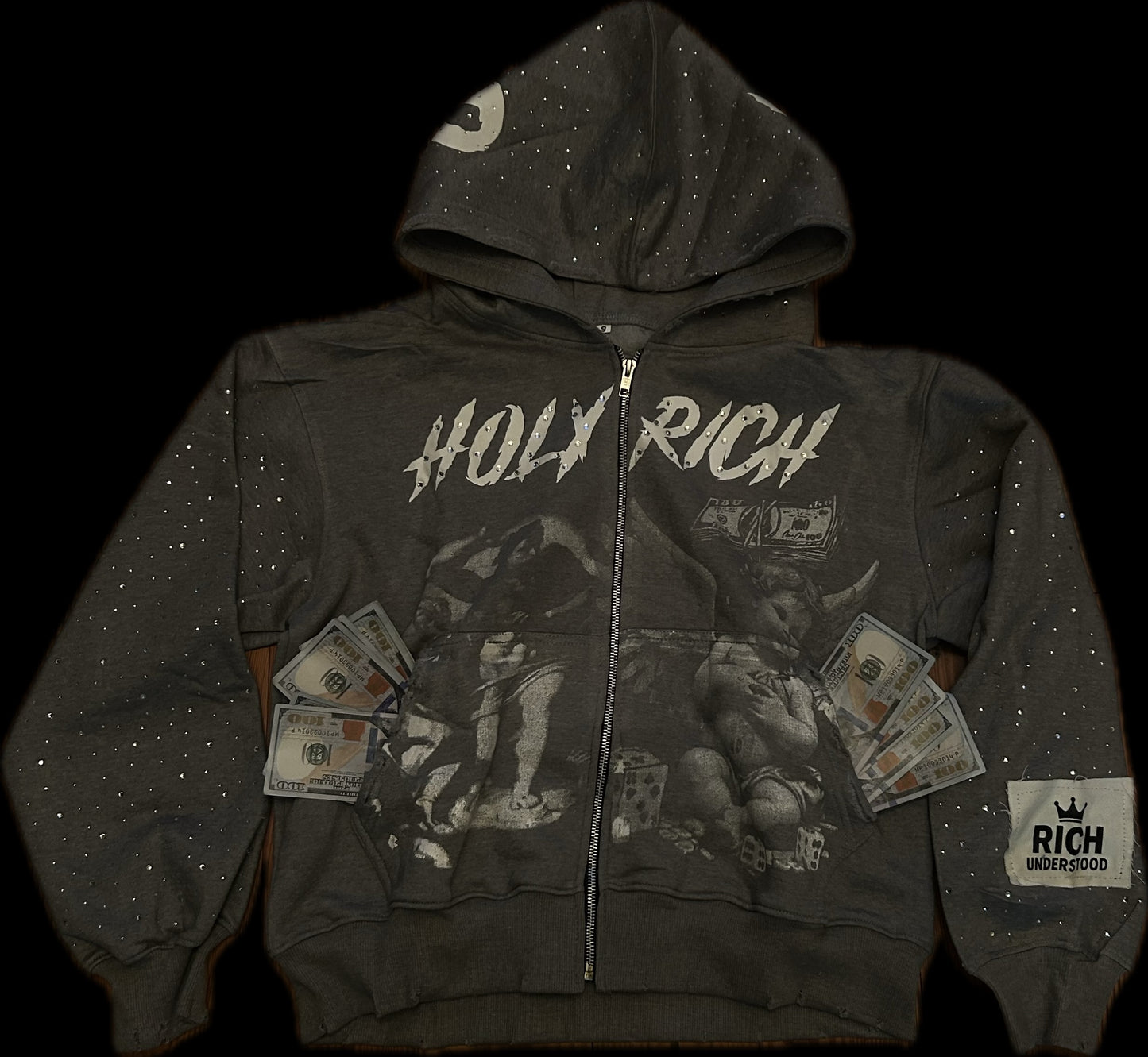 "holy rich" crop zips